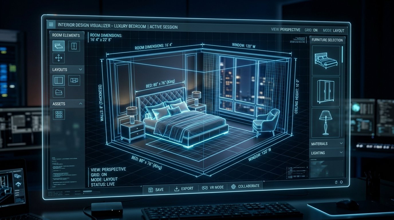 Inside Interio 3D Room Configurator Preview